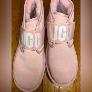 UGG Neumel Graphic II Pink Shearling Boots